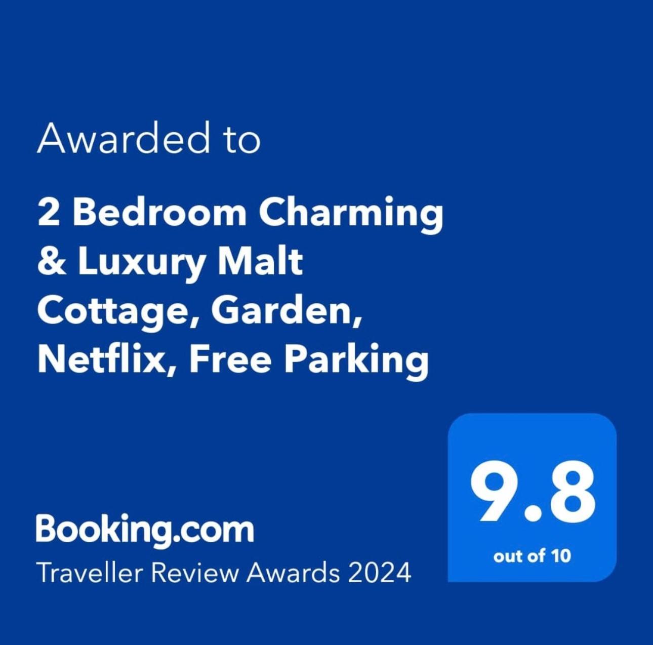 2 Bedroom Charming & Luxury Malt Cottage, Garden, Netflix, Free Parking Буртон-он-те-Уотер Экстерьер фото
